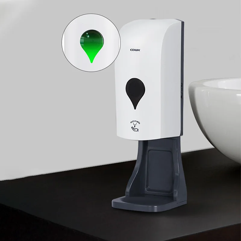 CDWK seifenspender hot sale 1000ml plastic table-top automatic soap dispenser luxurious