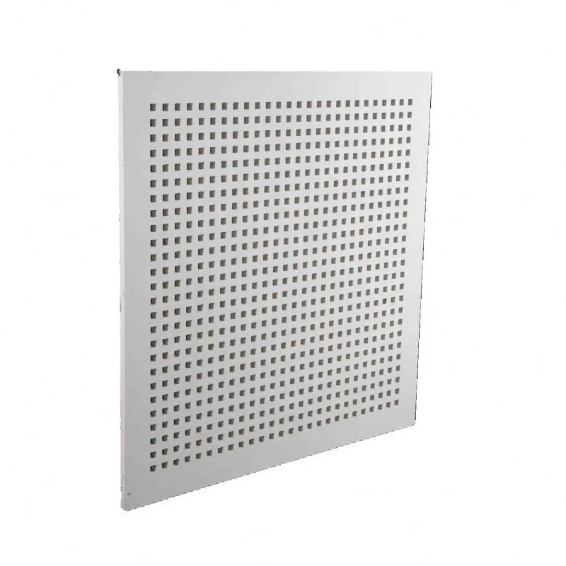 Акустические Гипсовые Потолочные белые краски и тисненые плитки ПВХ плитка доска звукопоглощающие перфорированные потолки