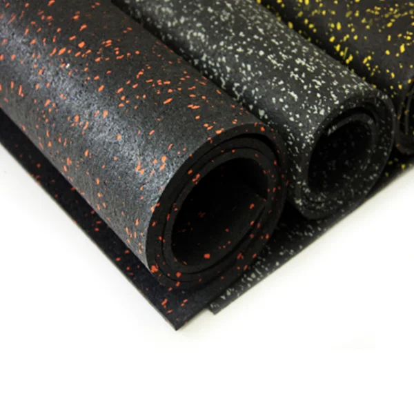 Hard-wearing quality Shock-absorbing Non-Toxic 1*15 m Gym Floor SBR+EPDM Rubber Roll