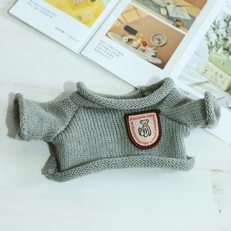 korea amazon 2024 Wholesale mini 20 cm 30cm 40cm 50cm cute clothes for diy fuzzy dog and diy fuzzy teddy bear and mini doll