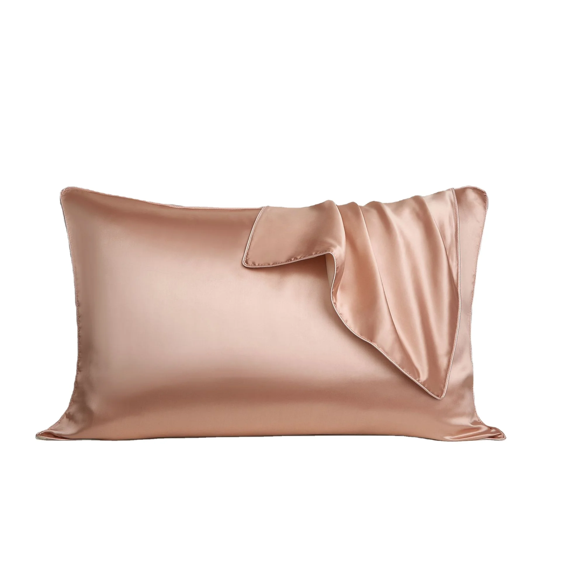 Basics  Zipper Closure - Dual Side Momme Silk, 100% Mulberry Silk Pillowcase for Hair and Skin Sheet Pillowcase Sets