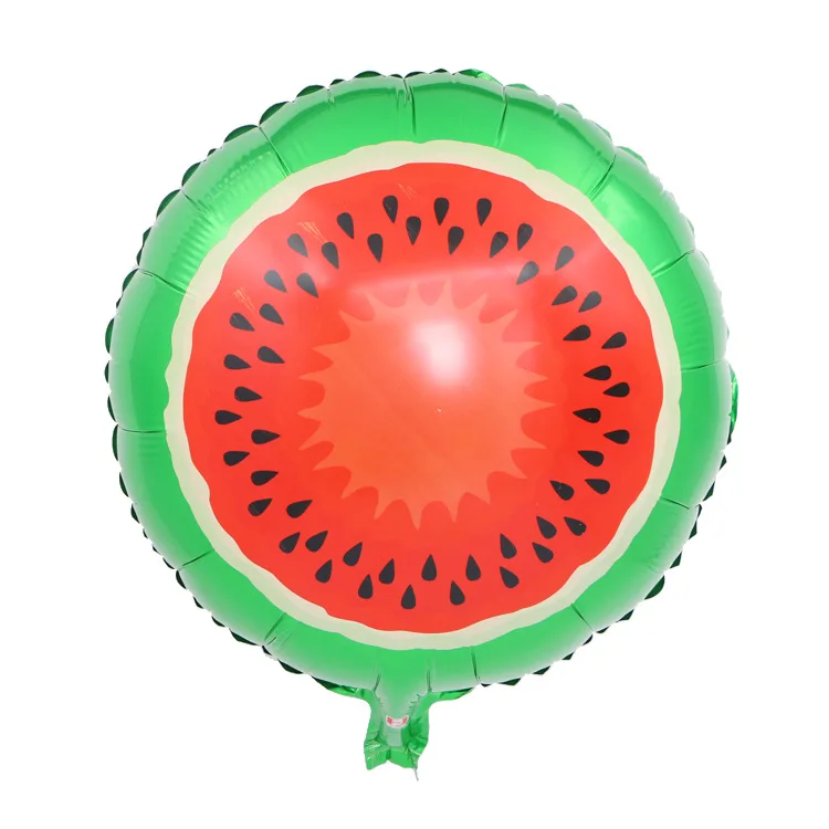 Fruit Shapes Foil Balloons Avocado Strawberry Kiwi Watermelon Balloon Decoration Supplies Theme Birthday Party for Summer Single