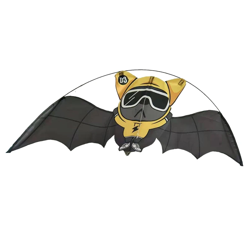 Best selling big pocket sled kites flying single line mini bat trainer kite on sale with kites reel