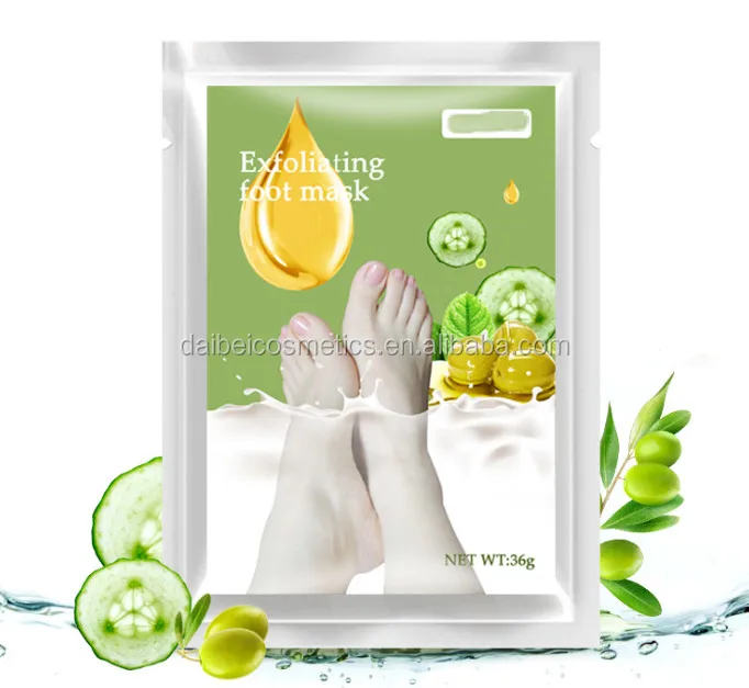 Natural Olive Oil Foot Mask & Moisturizing Foot Peeling Mask for Exfoliating Dead Skin