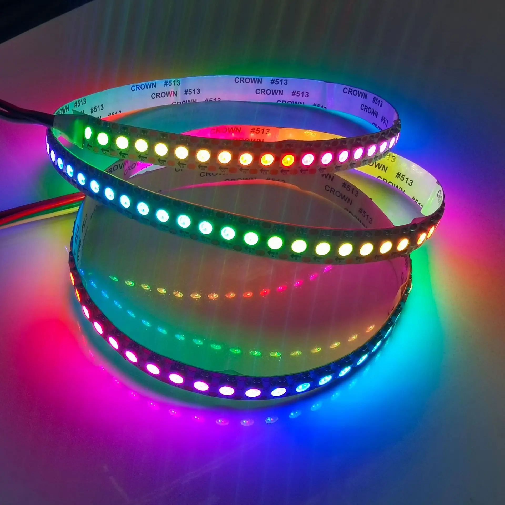 KTV Room Building Decoration DC5V 60 72 96 144 Pixels Programable pixel led strip WS2812 RGB