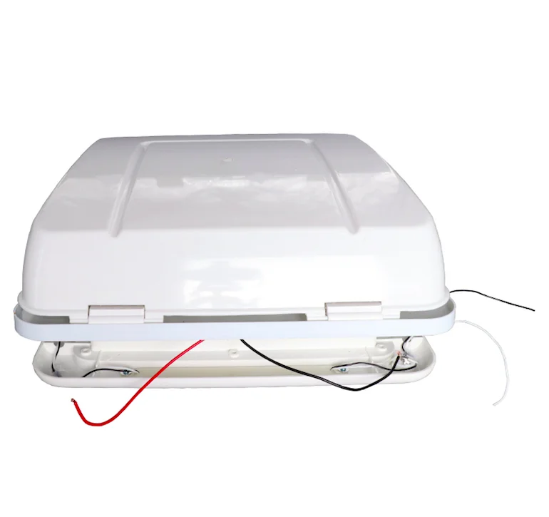 car Window part 12 v 3.6W manual Smoked Exhaust Heat Anti-UV Air Vent cooling ventilation Roof Vent Fan for  Caravan Motorhome
