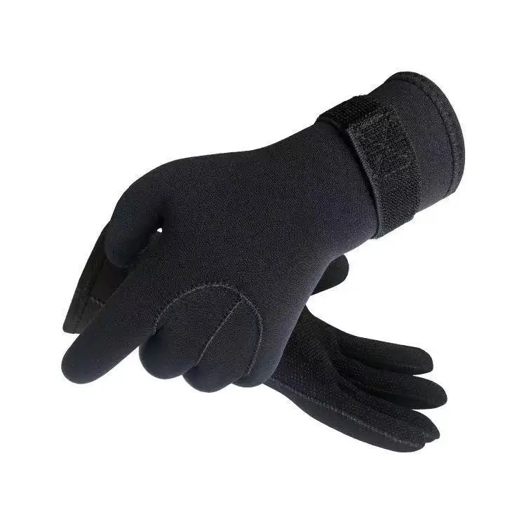 Spot 5mm Kevlar titanium coated diving gloves cut resistant wear resistant slip resistant scratch catch crabs