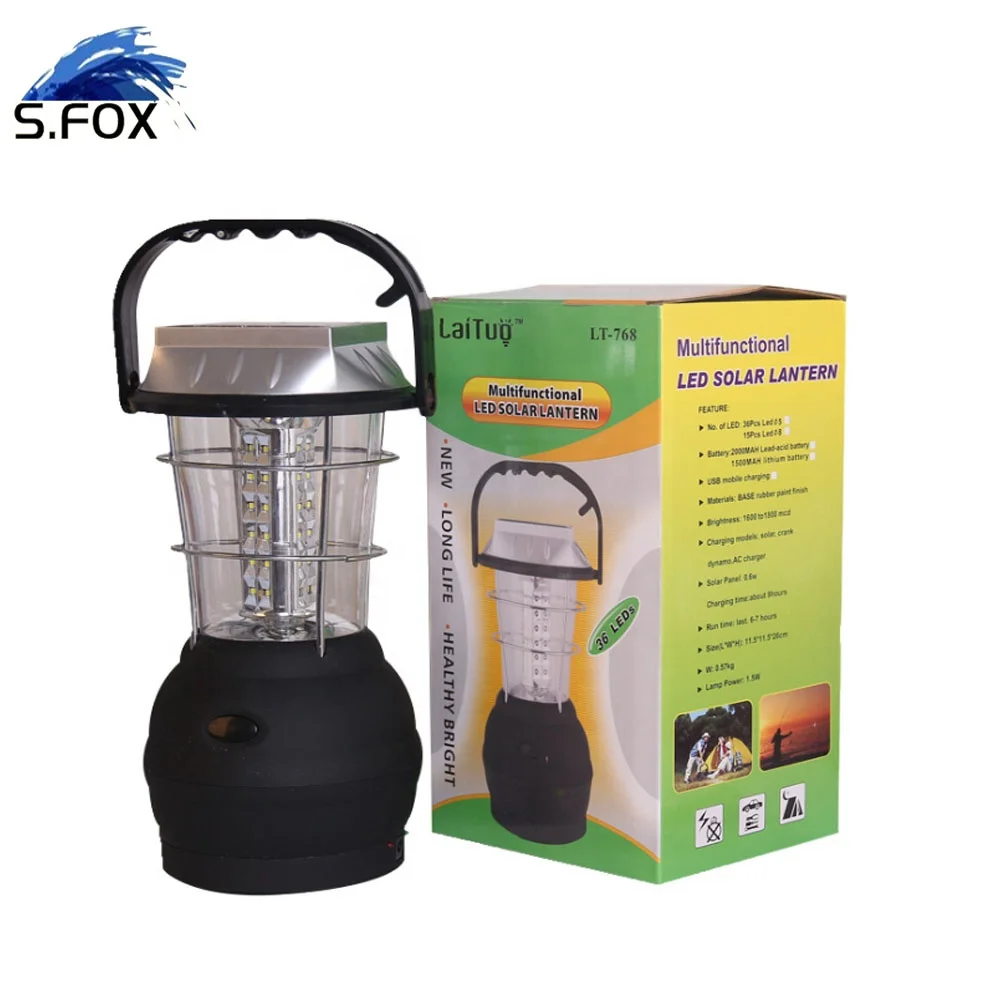 Outdoor Survival Emeregcny Hand Cranking Portable Tent Solar Camping Lantern