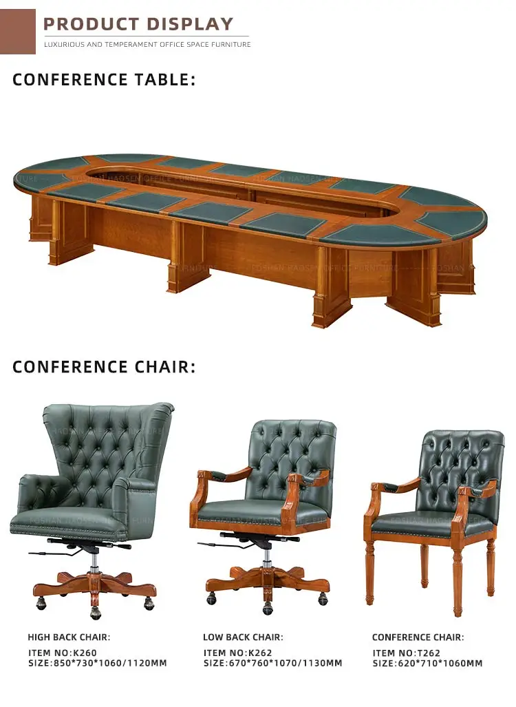 Conference Table Office Furniture table and chair Set