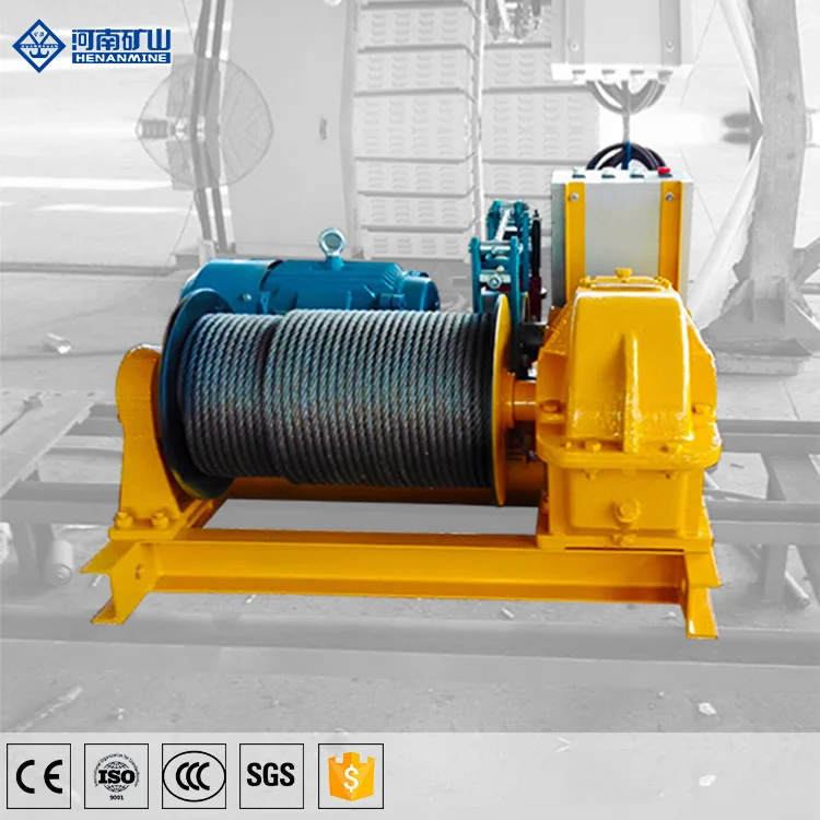 JM 1 тонна подъемник с 2ton, 3 тонны, 5 тонн морской проволочный канат Тянущая электрическая лебедка