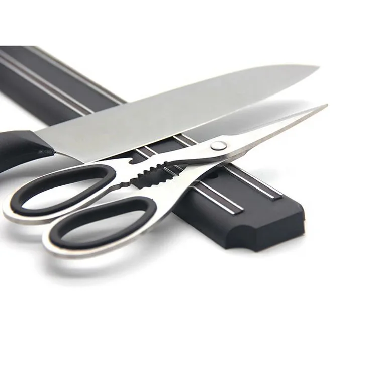 Wholesale eco friendly Strong magnetic knife rack wall-mounted plastic magnetic knife holder