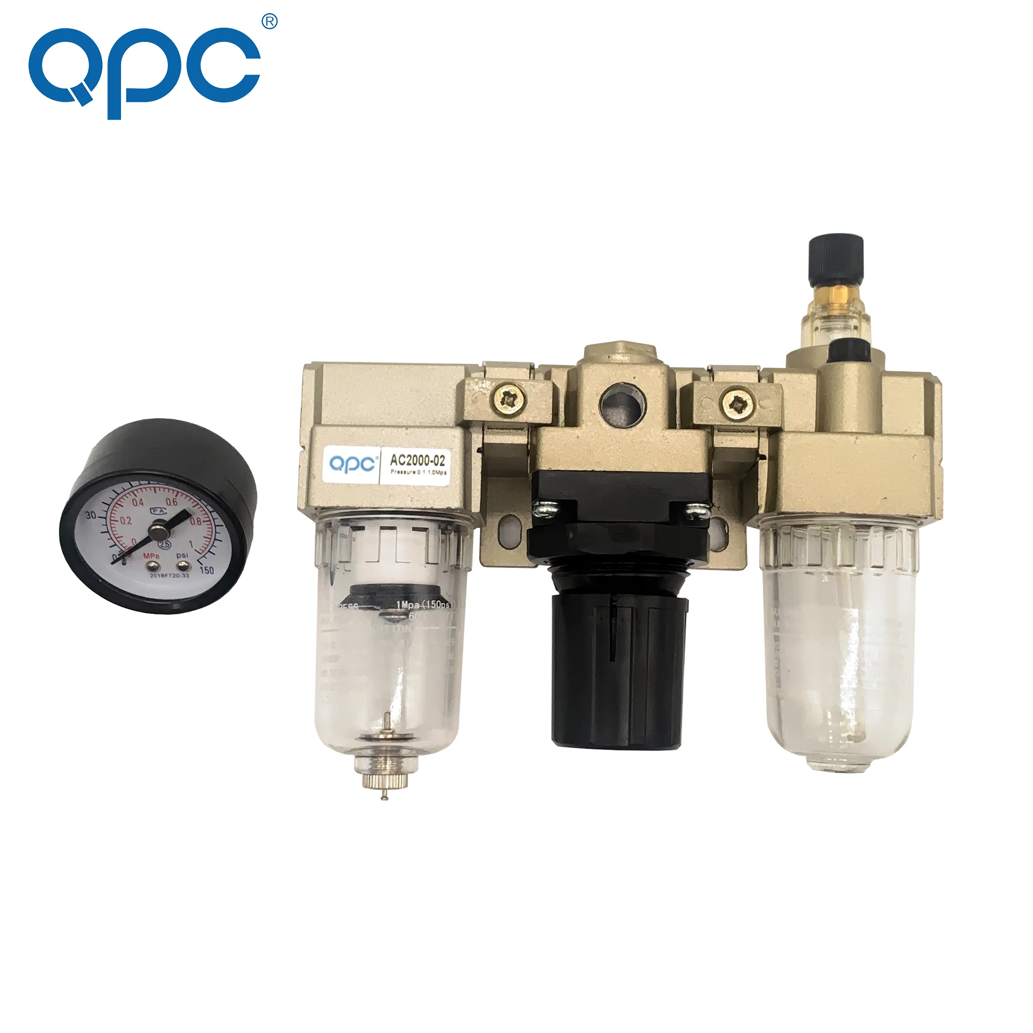 AC SMC frl pneumatic air filter combination unit air source treatment unit pneumatic filter regulator lubricator