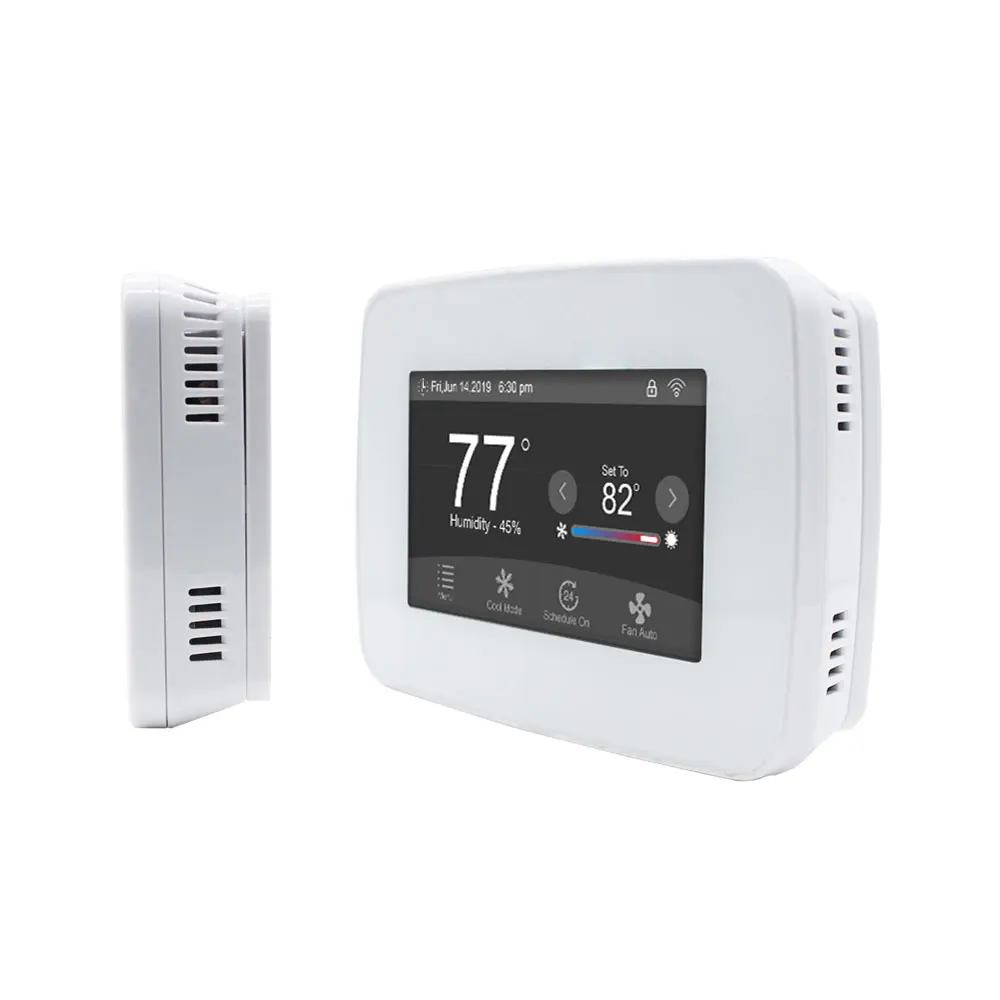 HVAC Multi Stage Smart Home Programmable Thermostat 24Vac TUYA Smart Wifi Thermostat for Usa
