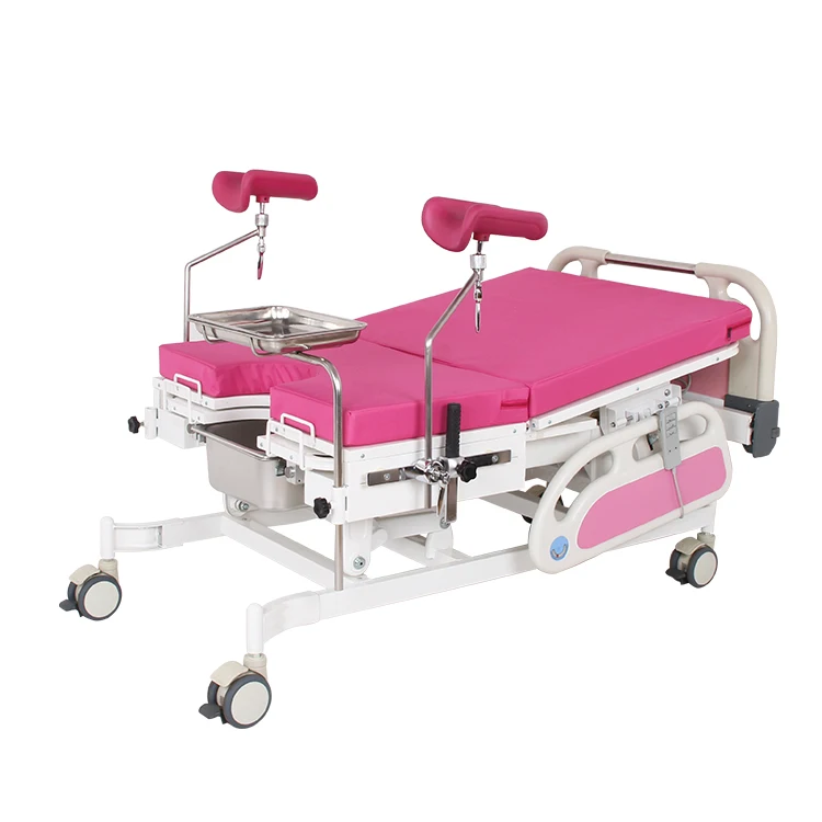 Electric Obstetric Bed For Gynecological Examination And Delivery Bed For Women With Control Panel Side Rails