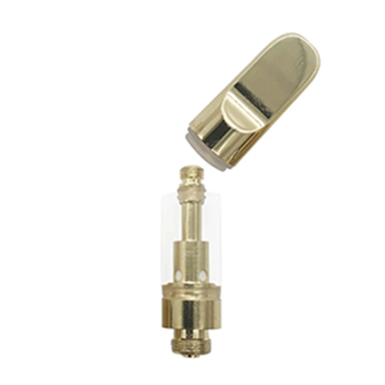 Factory wholesale dual coil 510 gold Atomizer cbd cartridge
