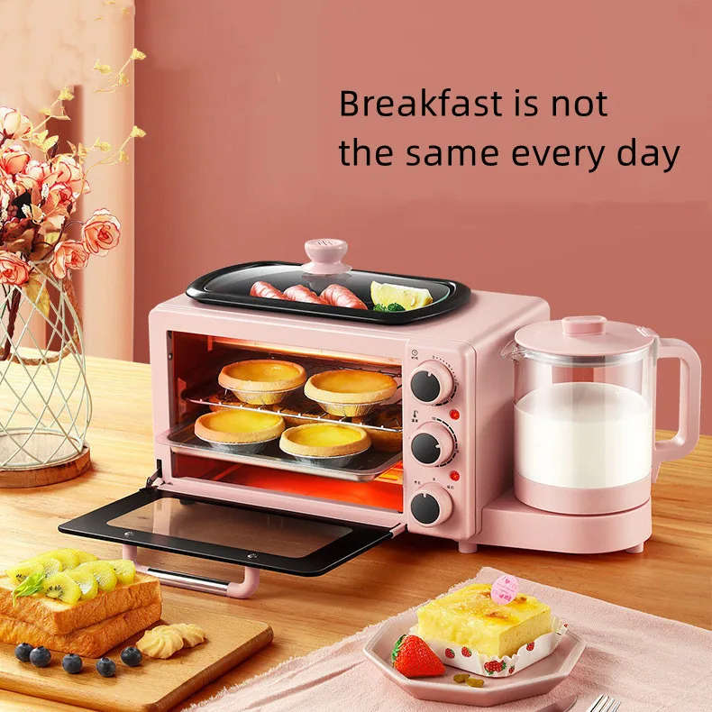 2024 Three in One Breakfast Machine Household Biscuit  Breakfast Cake  Baking  Cake Machine Hot Sell