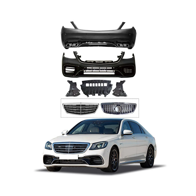 GBT Прямая поставка комплектов кузова автомобиля w222 facelift s63 amg стиль модифицированный для mercedes benz s