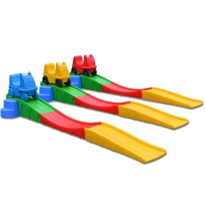 
Children Hotselling kindergarten plastic ride on toy cars track roller coaster three stage scooter plastic car for baby  (62580828468)