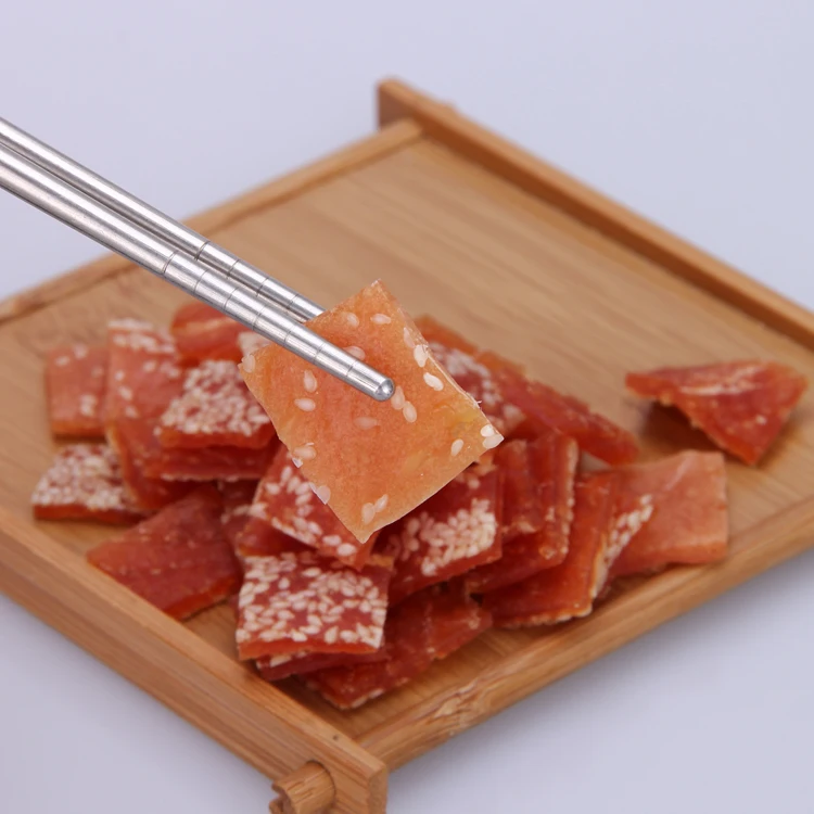 OEM Large Products Chicken With Sesame Jerky Treats for Dogs  Pet Food Pet Treats Manufacture