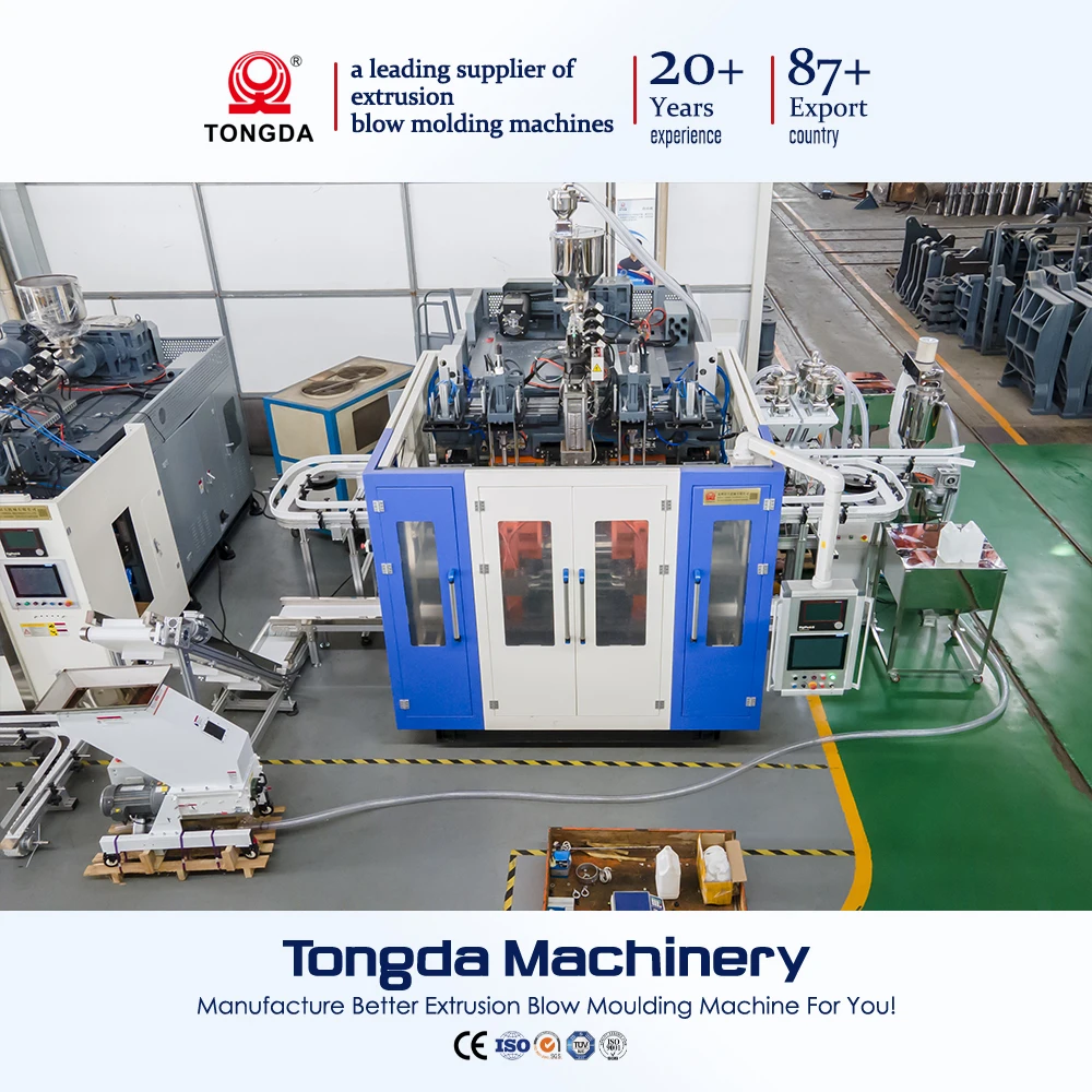 TONGDA HSll5L 5Liter Blow Molding Machine Double Station Blowing Moulding Machinery Price Plastic Blowing Machine