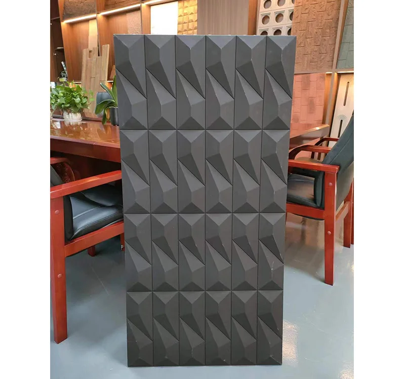 3D Waterproof PU Culture Stone PU Window Component Lightweight Polyurethane Pyramid Component Panel PU Bread Brick Panel