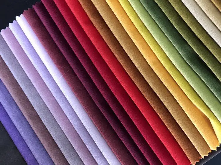 Shaoxing Factory Polyester Spandex Li Velvet Fabric /velour Fabric for Blanket Toy Sofa