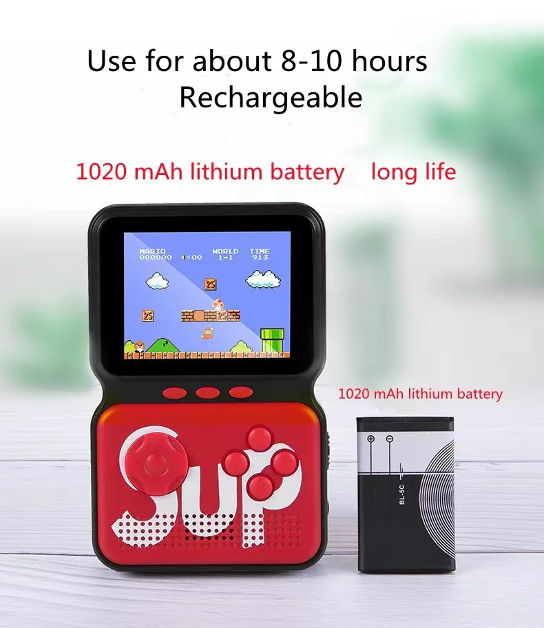 New M3-s Video Games Consoles Retro Classic 500 in 1 Handheld Gaming Players Retro Console Sup Game Box Power M3 for Gameboy