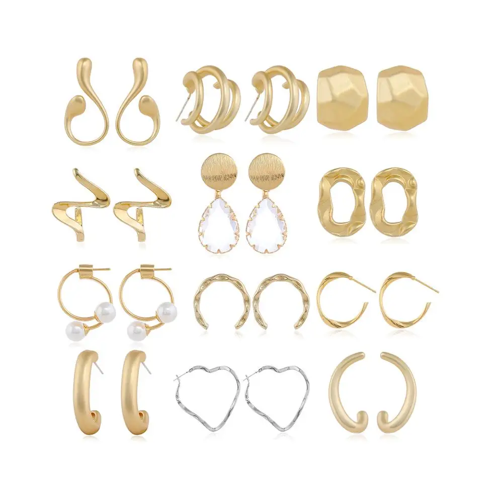 Модные Эффектные серьги 2021 большие геометрические для женщин висячие современные ювелирные изделия