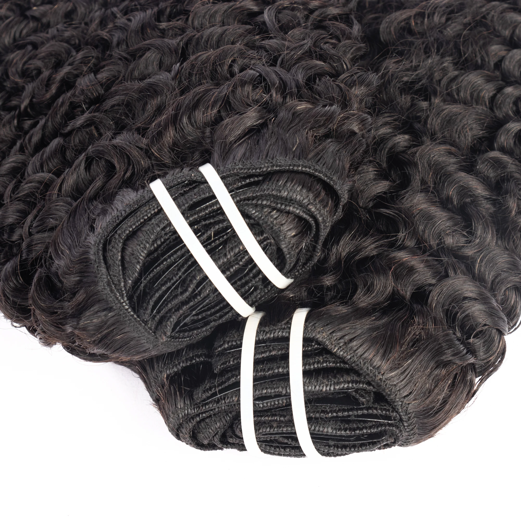High Quality 100% Human Hair Unprocessed Seamless PU Invisible Cuticle Aligned Clip In Hair Extensions