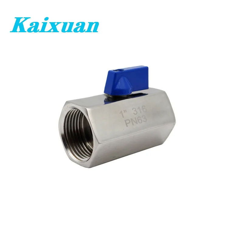 Customized  male threaded stainless steel mini ball valve 1000wog
