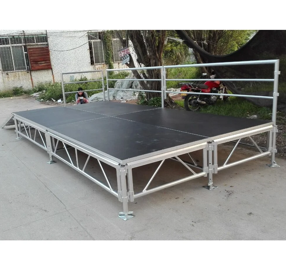 Sgaier assembling stage plywood portable stage for the concert event stages