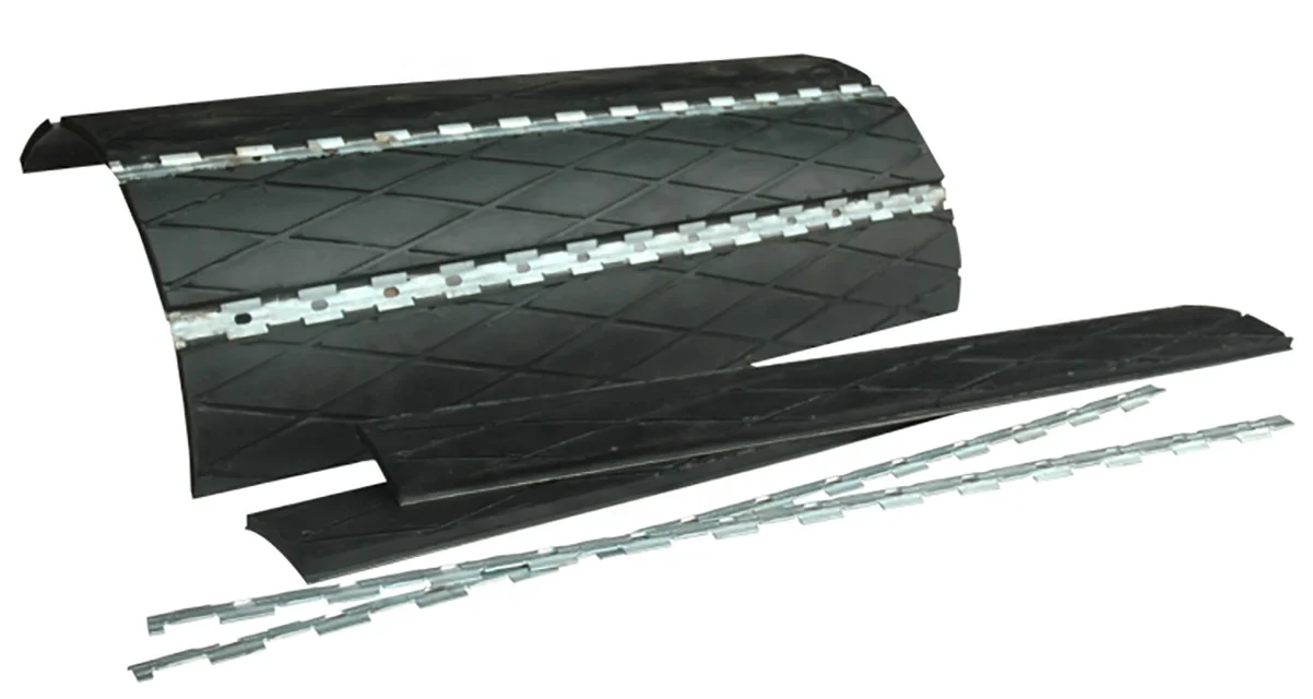 Replaceable and Long Life Slide Pulley Lagging for Conveyor Drum Pulley Slide Pulley Lagging Rubber Strip Lagging