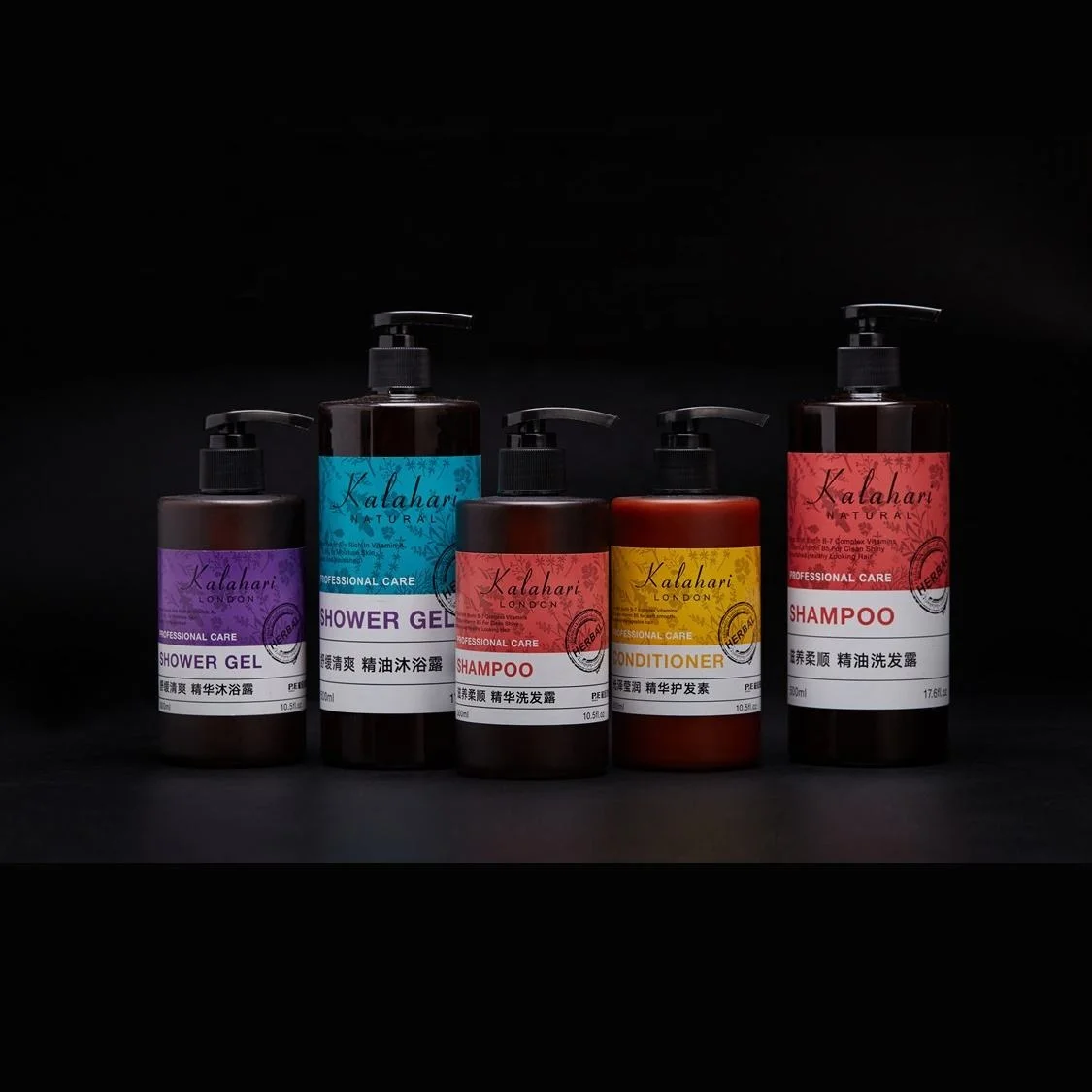 Customized Personal Care Plastic Packaging Bottles Shampoo Lotion Pump Skincare Bottle