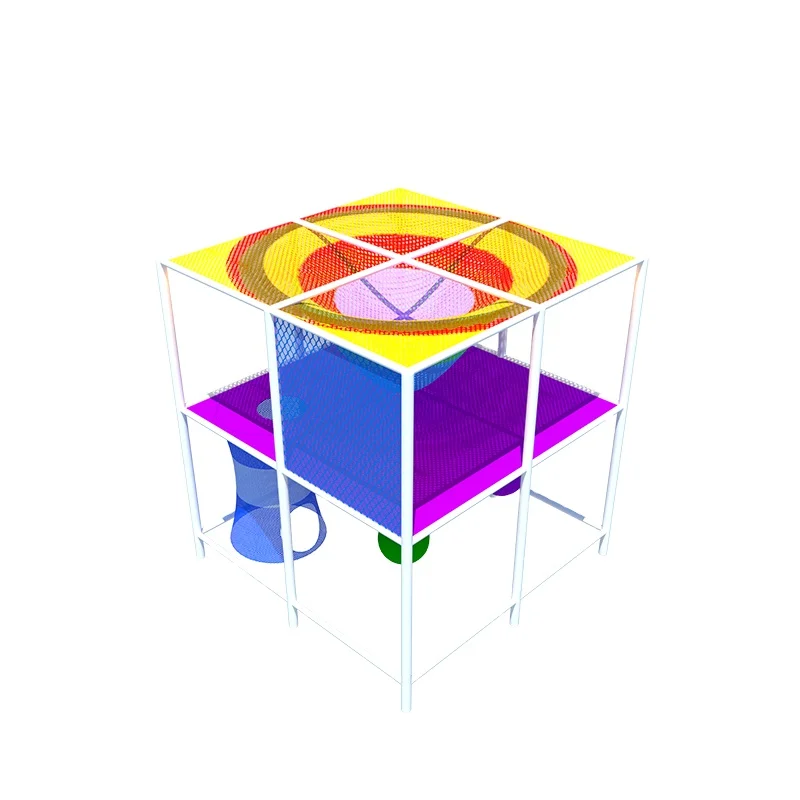 Второй заказ, лабиринт от производителя, индивидуальное сочетание развлекательного оборудования, скалолазание, веревочная сеть, лабиринт + батут