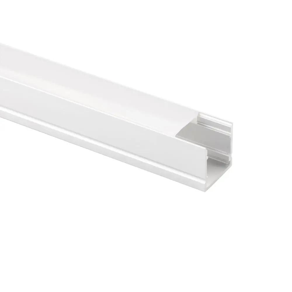 W20*H20mm Connectable Led Linear Light Aluminum Profile Customized Silver Color Led Channel For Led Strip Light