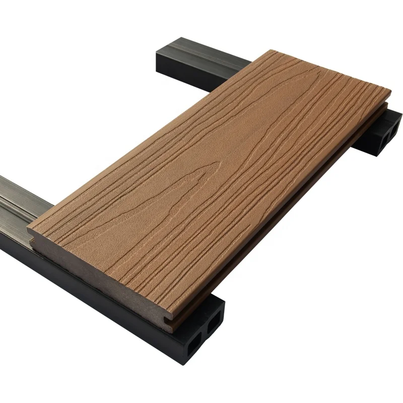 Capped decking solid composite deck wpc boards for outdoor
