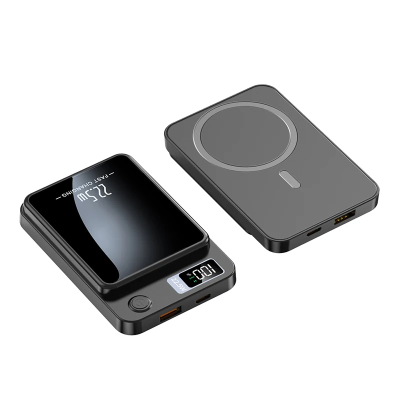 Amazon best sellers magnetic power bank with pd qc wireless charger  Magnetic Wireless Power Banks Safe Packs For iphone