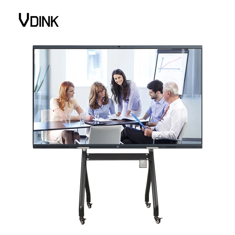 VDINK 98 Inch Smart Board Price Pizarra Para Ninos OEM Interactive White Board All In One Pc Desktop Interactive Panel