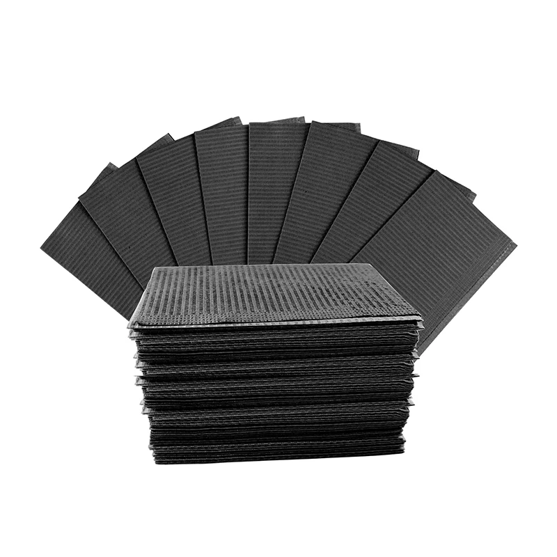 High Quality Custom 3 Ply Waterproof Disposable Dental Bib Patient Towel