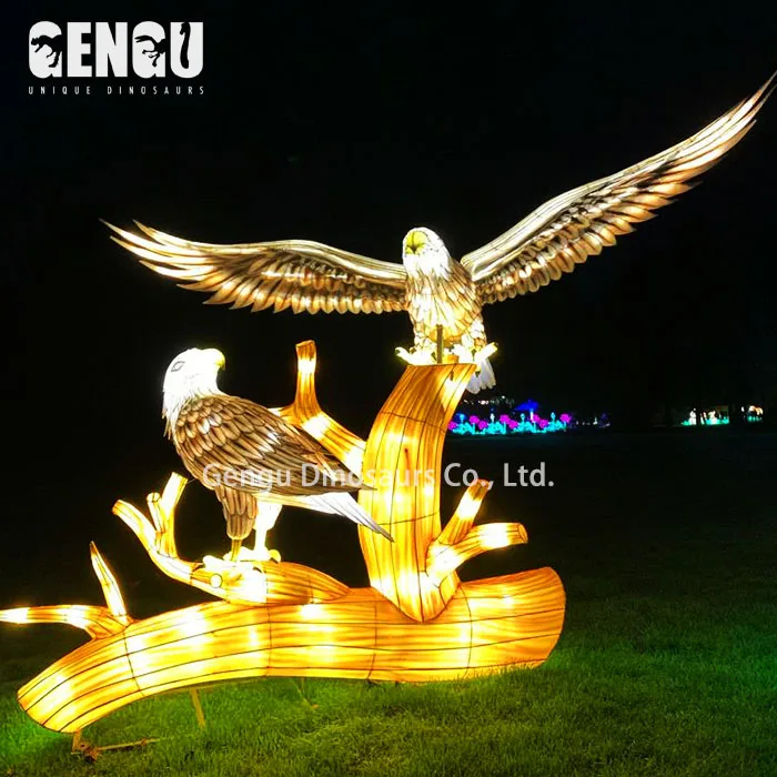 3D Waterproof Animal Lantern High Quality Lantern Group Decoration Zigong Factory