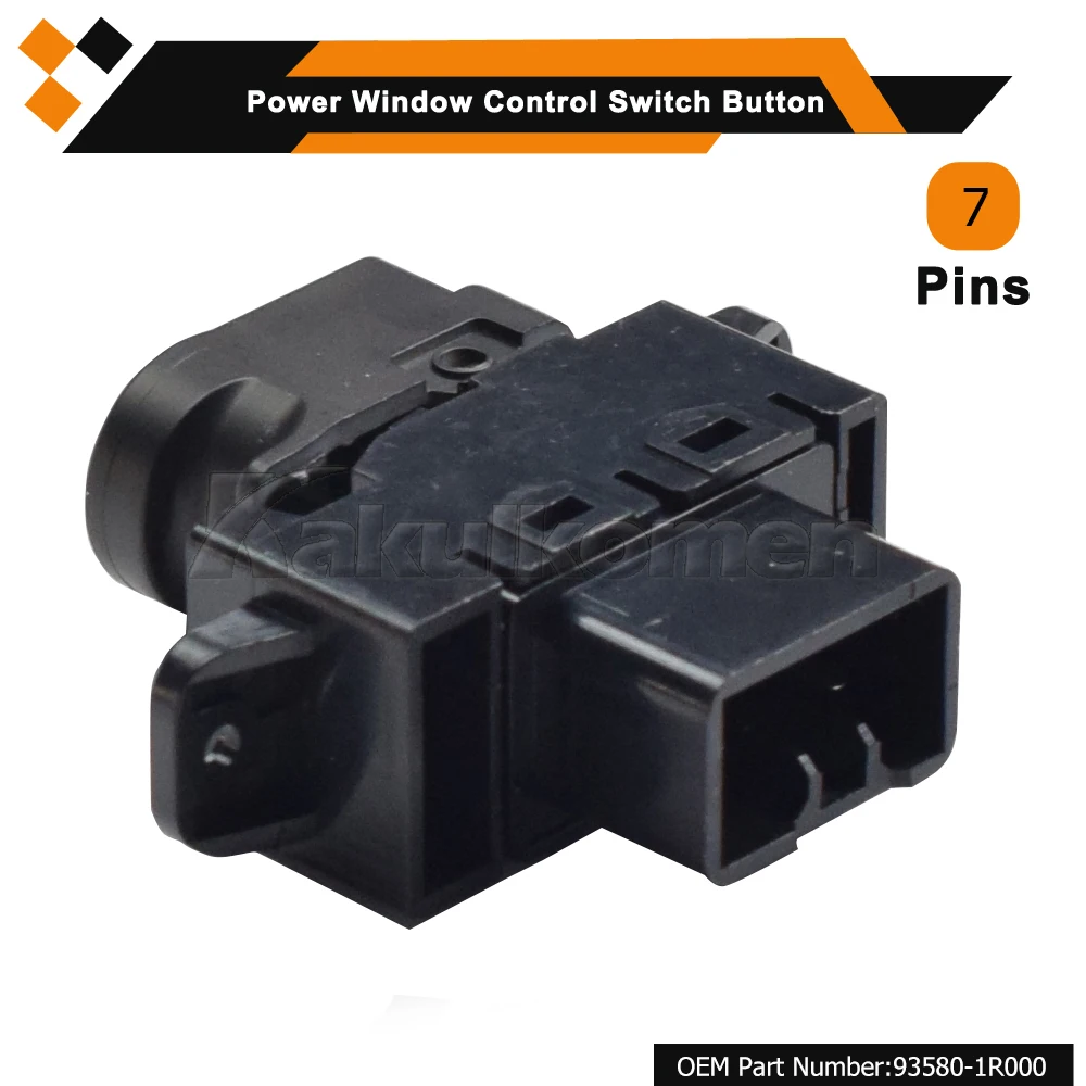 Car Power Window Single Lifter Switch Button Fit For Hyundai Accent 2011 2012 2013 Solaris Accent 93580-1R000 935801R000