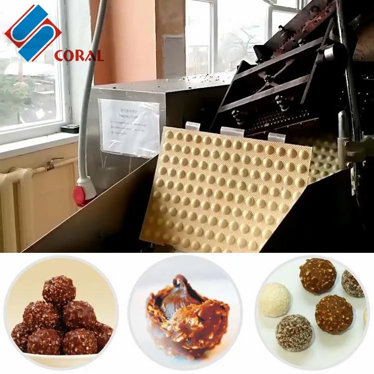 automatic chocolate ball wafer production line