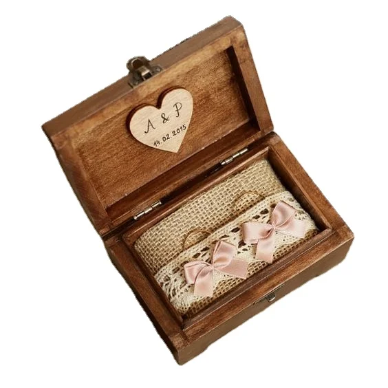 
Wooden Jewelry Packaging Box Wooden Ring Box 