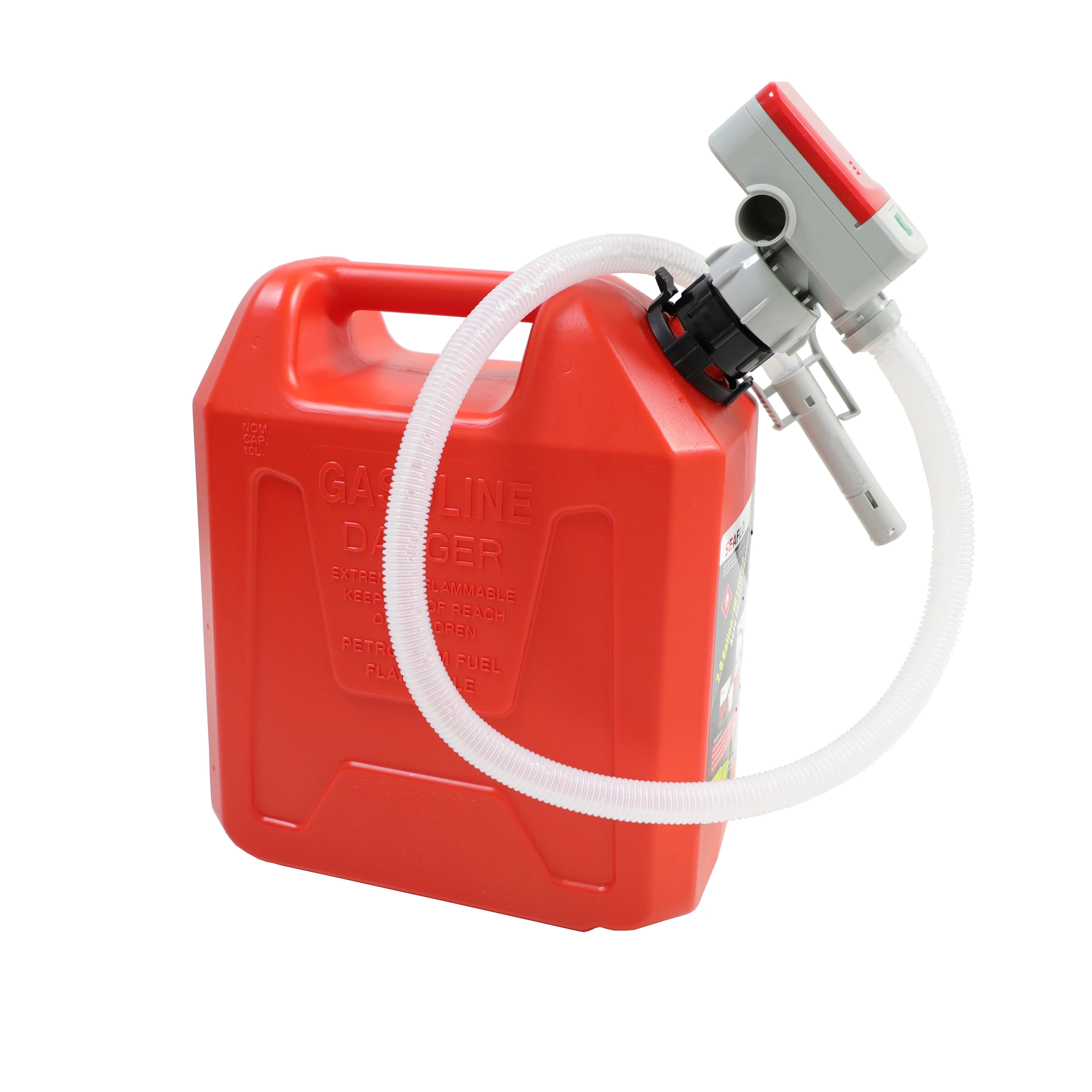 2023 New Battery Operated Liquid Transfer Pump Draw Oil Water Automatic with Soft Pipe