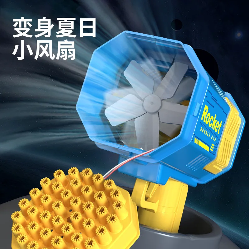 Hot Selling Bazooka Bubble Gun Toy 40 Hole Electric Automatic Bubble Machine With Light For Summer Outdoor Funny Children Toy