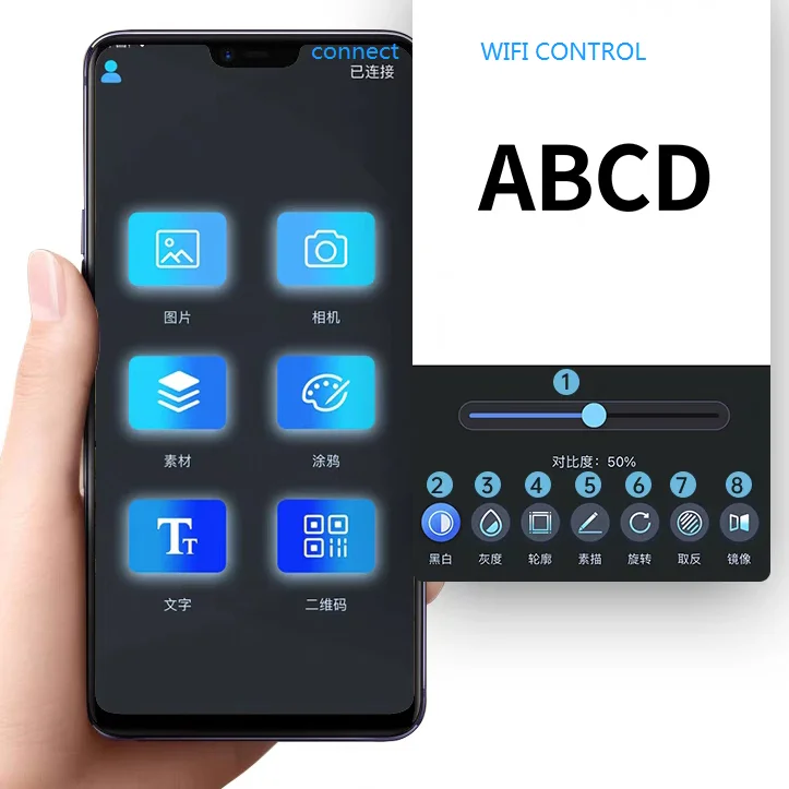 Мини DIY портативный телефон с Wi-Fi управлением для домашнего использования полностью автоматическая мини-маленькая Лазерная гравировка маркировка резьба гравер машина резки