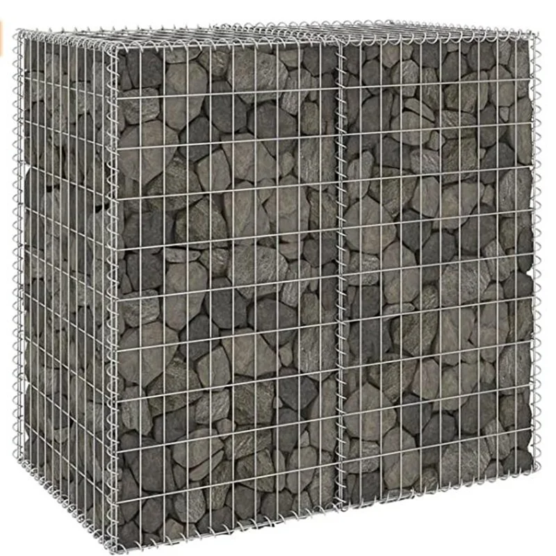 2022 Gabion Mesh Basket Cage Wire Galvanized Steel Outdoor Stone Basket
