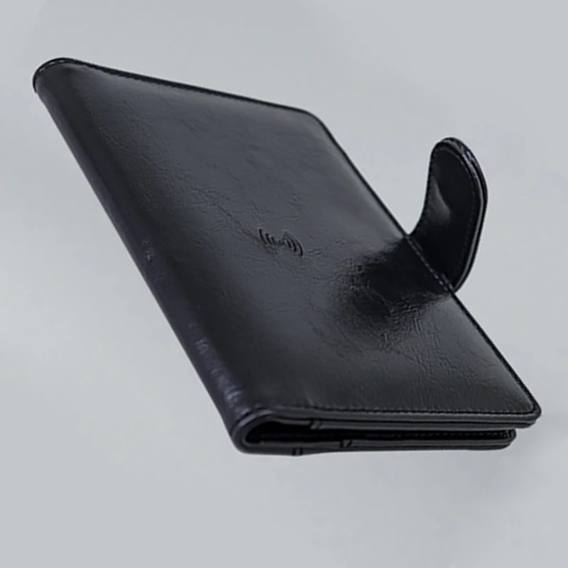 RFID Blocking Passport Cover Wallet Card Holder With Positioning Functional