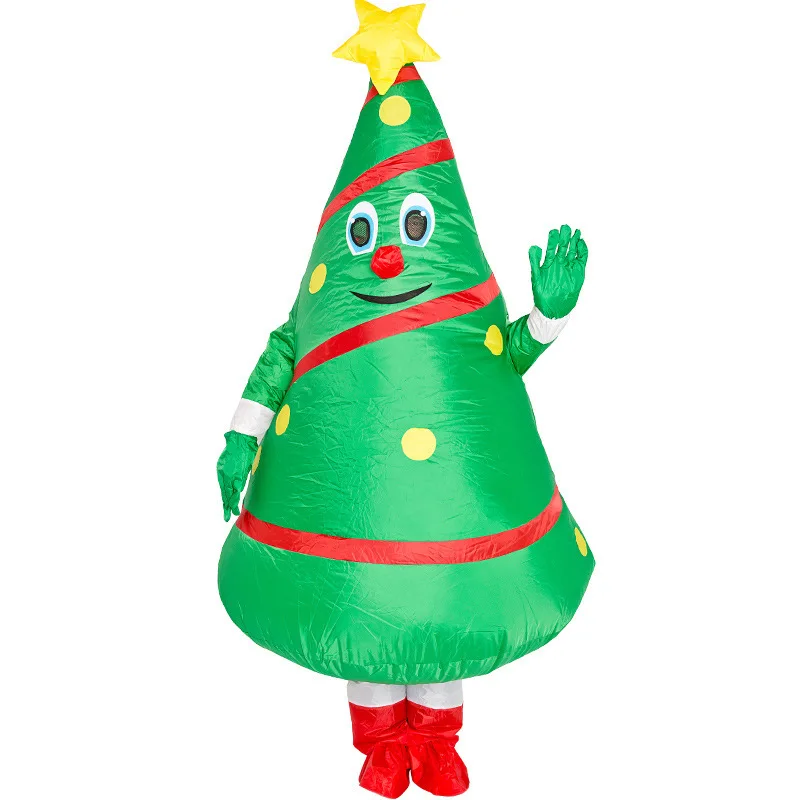 
Funny Christmas New Year Inflatable Costume Santa Claus, Christmas Tree, Turkey Alien Carnival Party Cosplay Costume Halloween 