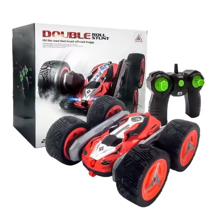 Wholesale amphibious monster RC  truck car kids toys truck toy remote control double-side stunt rc car